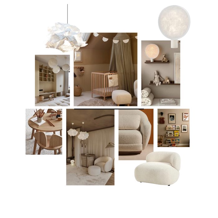 Moodboard de chambre, Instagram AM Bien-être intérieur